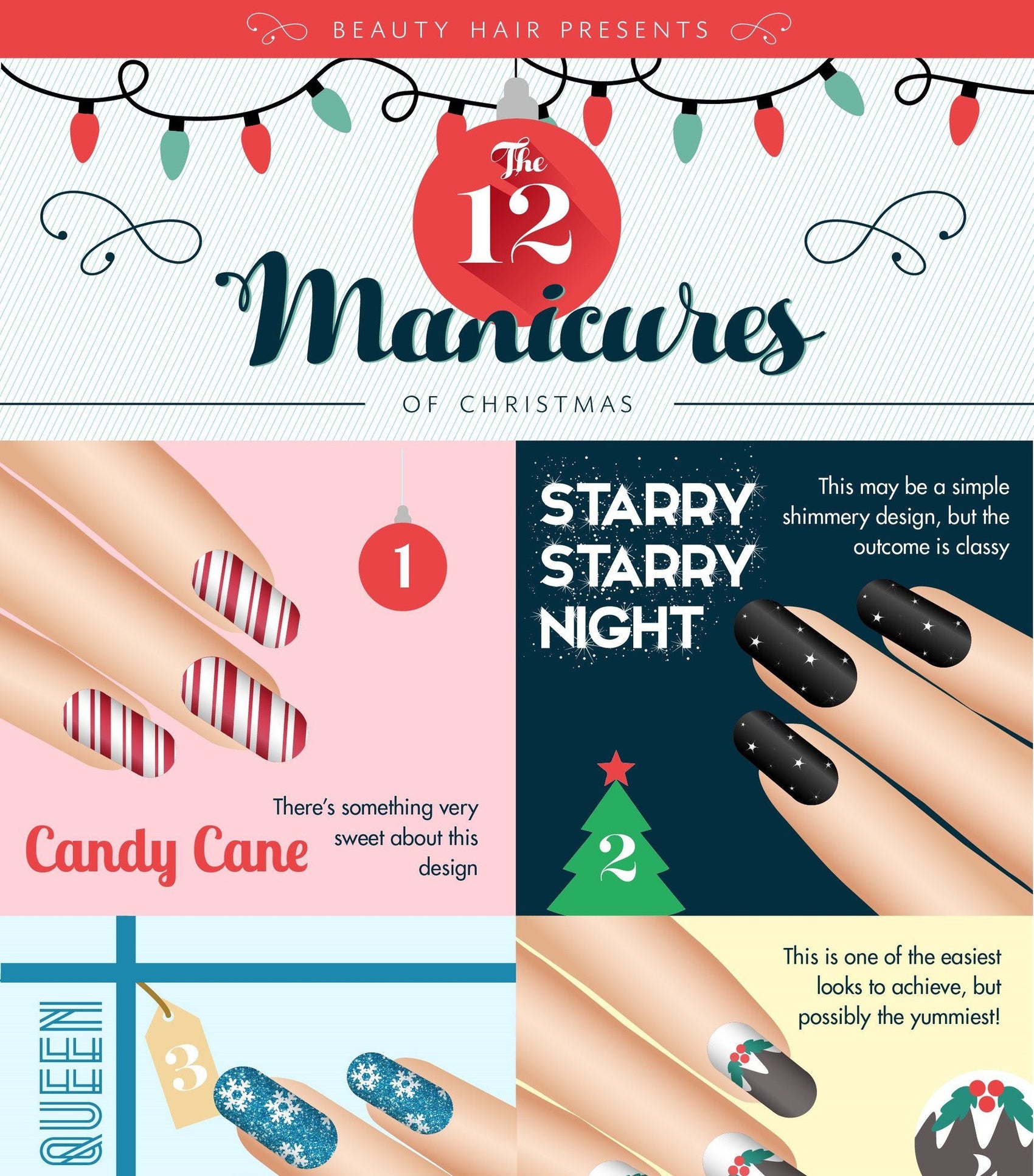 The 12 Manicures of Christmas - beautyhair.co.uk