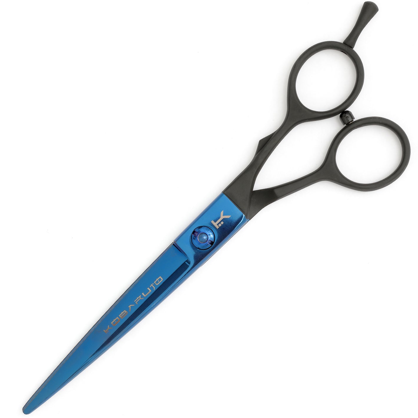 6.5 inch blue cobalt hair scissors