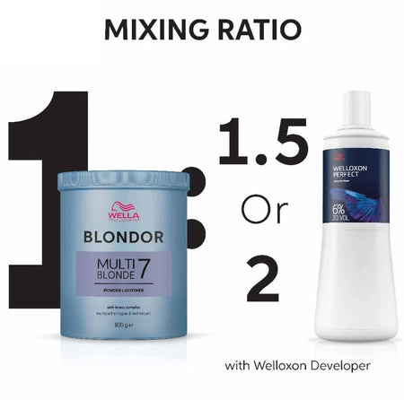 Wella Professionals Blondor Multi-Blonde Powder 800g - beautyhair.co.ukPowder Bleach