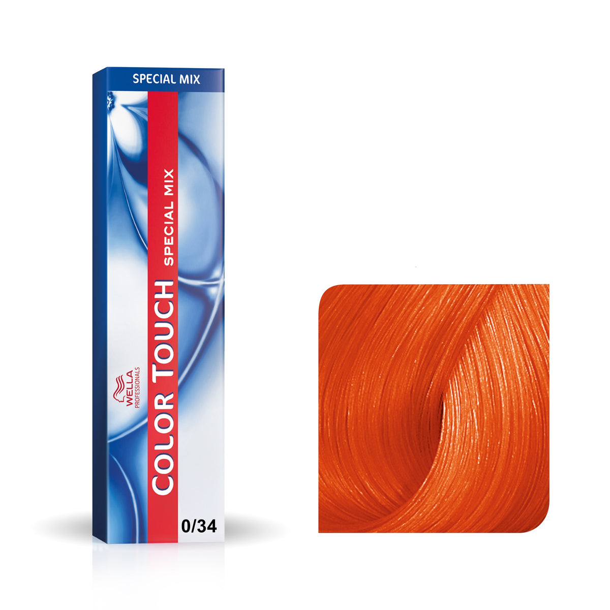 a tube of hair color next to an orange box