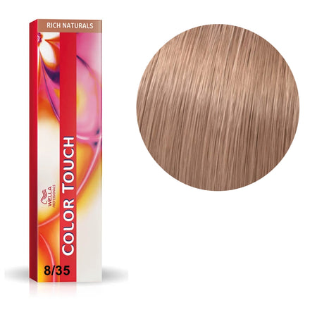 a box of hair color with a light blonde color