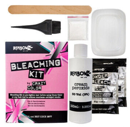 Crazy Colour High Lift Bleaching Kit - Achieve 6+ Levels of Lift! - beautyhair.co.ukHair Bleaching