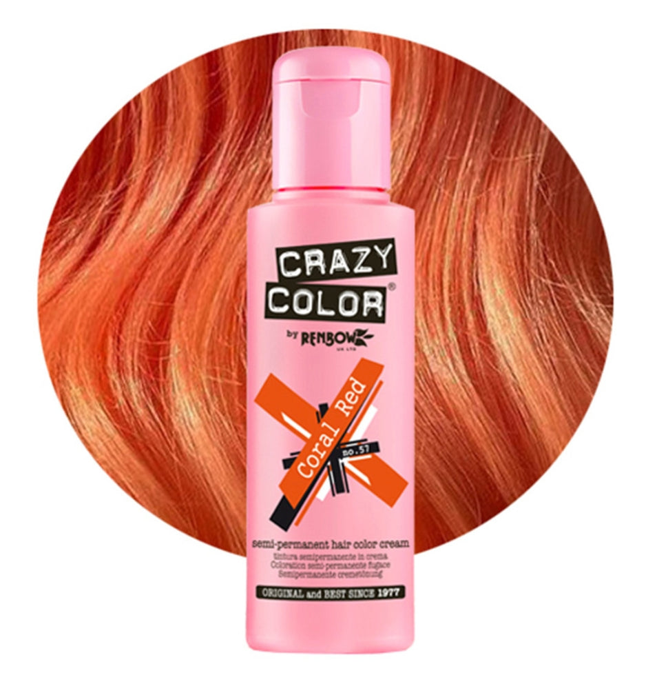 a bottle of crazy color hair dye