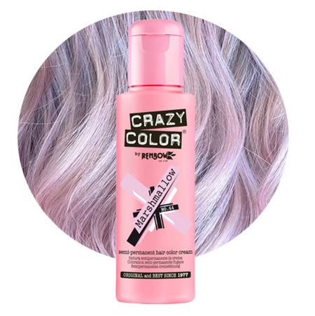 a bottle of crazy color paste on a white background