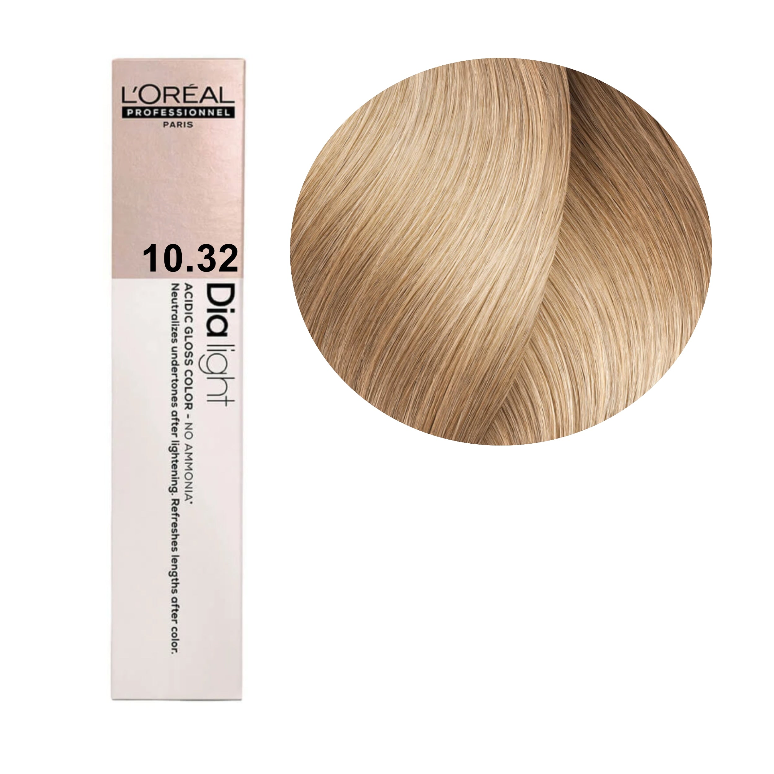 a box of loreal hair coloring cream on a white background