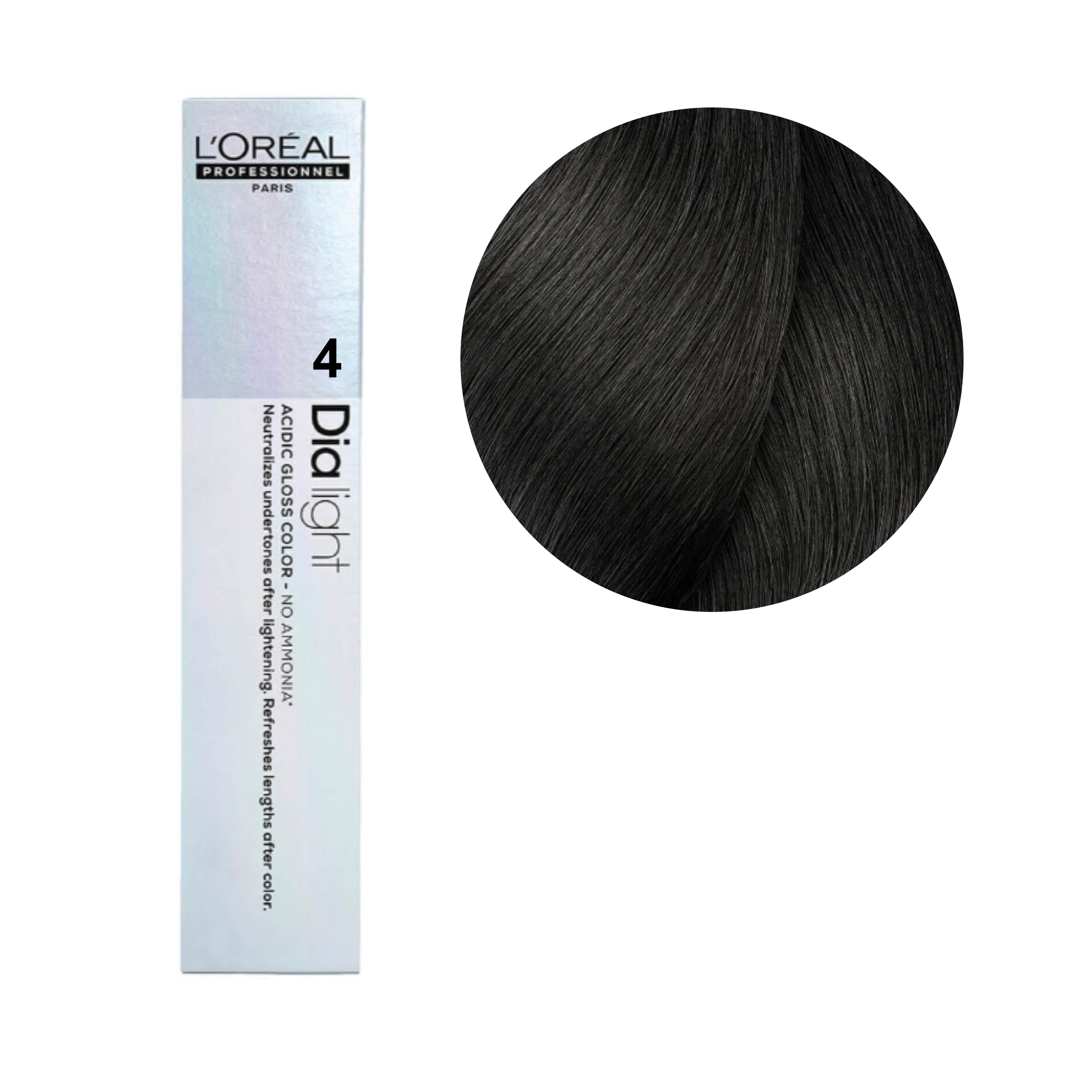 a black hair product with a white background