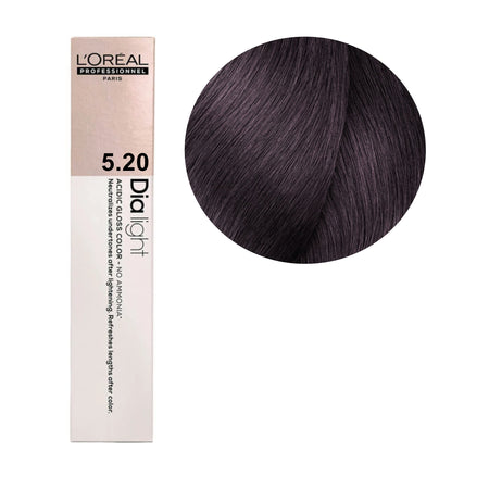a tube of lorel hair color in dark brown