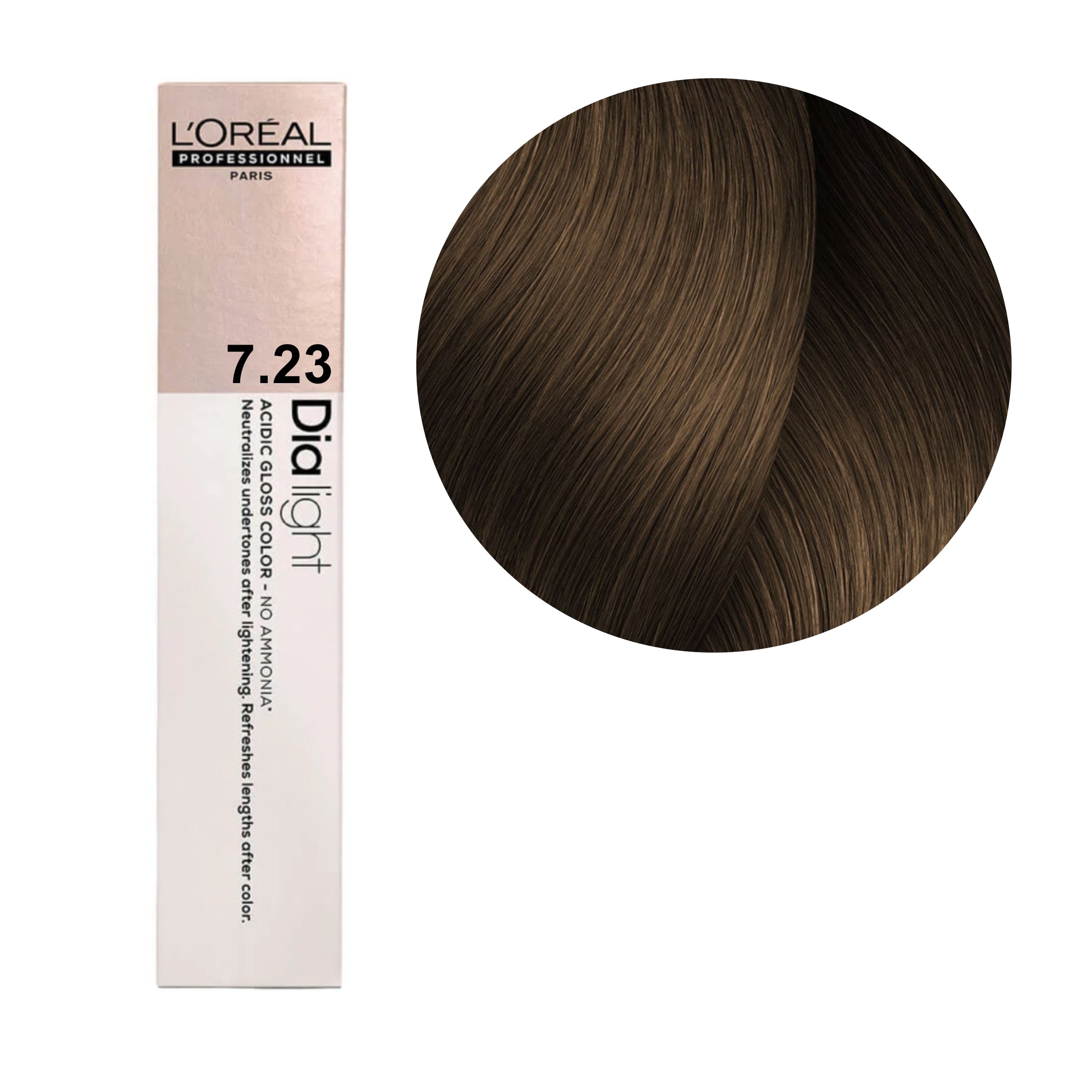 loreal dia light 7.23 permanent hair colour