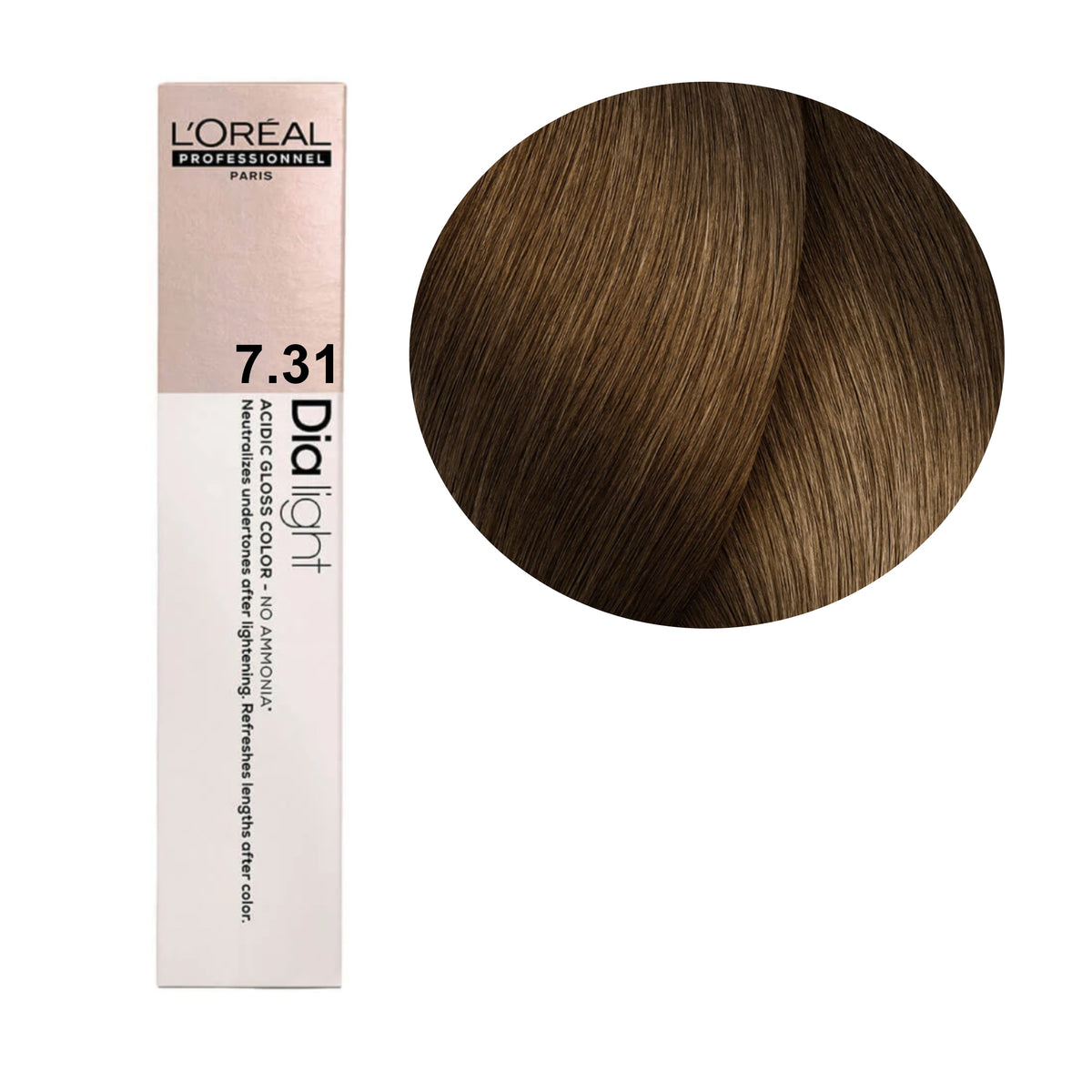 a box of loreal hair color in light brown