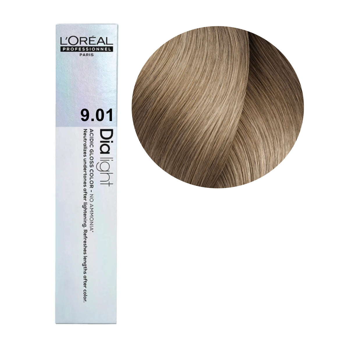 a tube of hair color on a white background