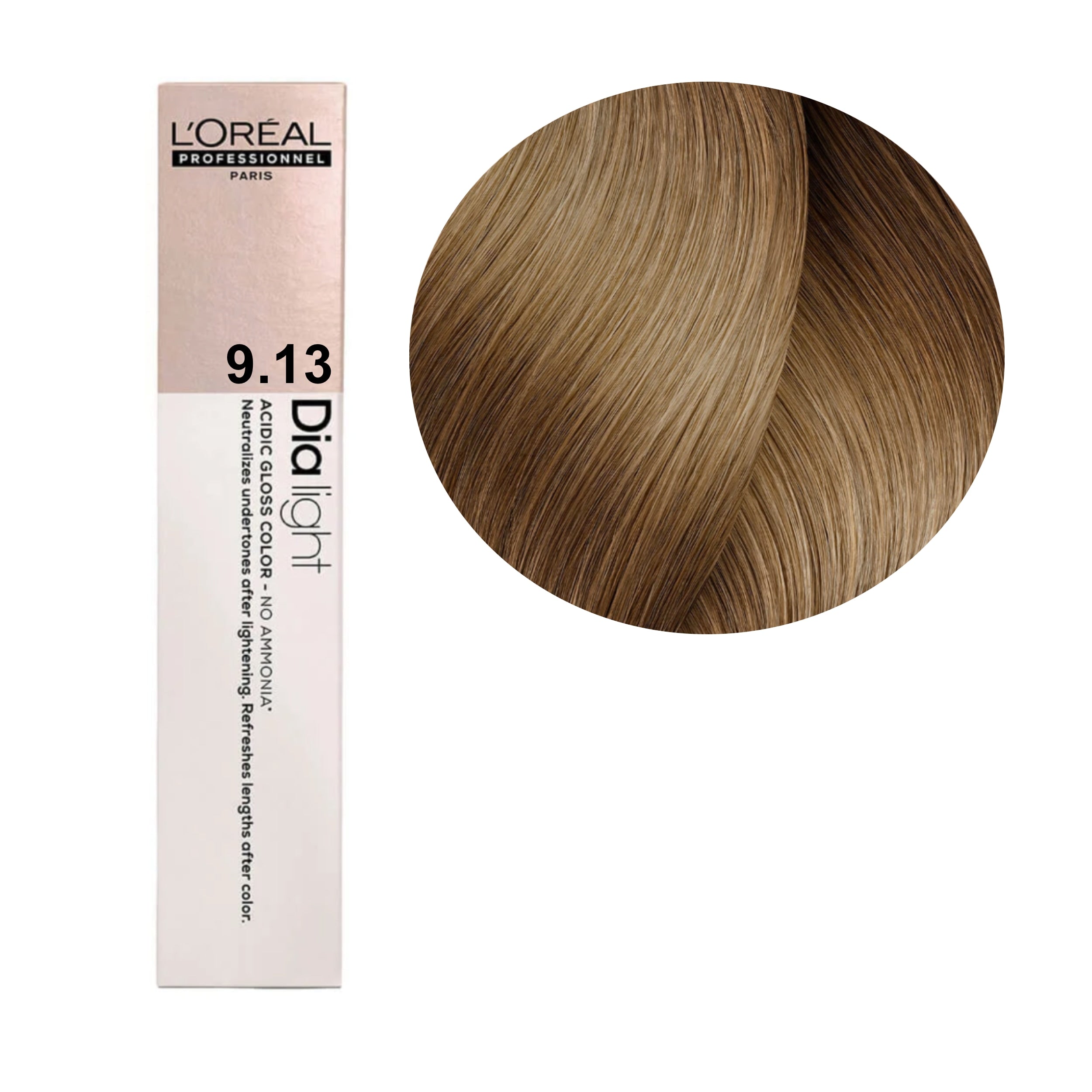 a box of loreal hair color in light blonde