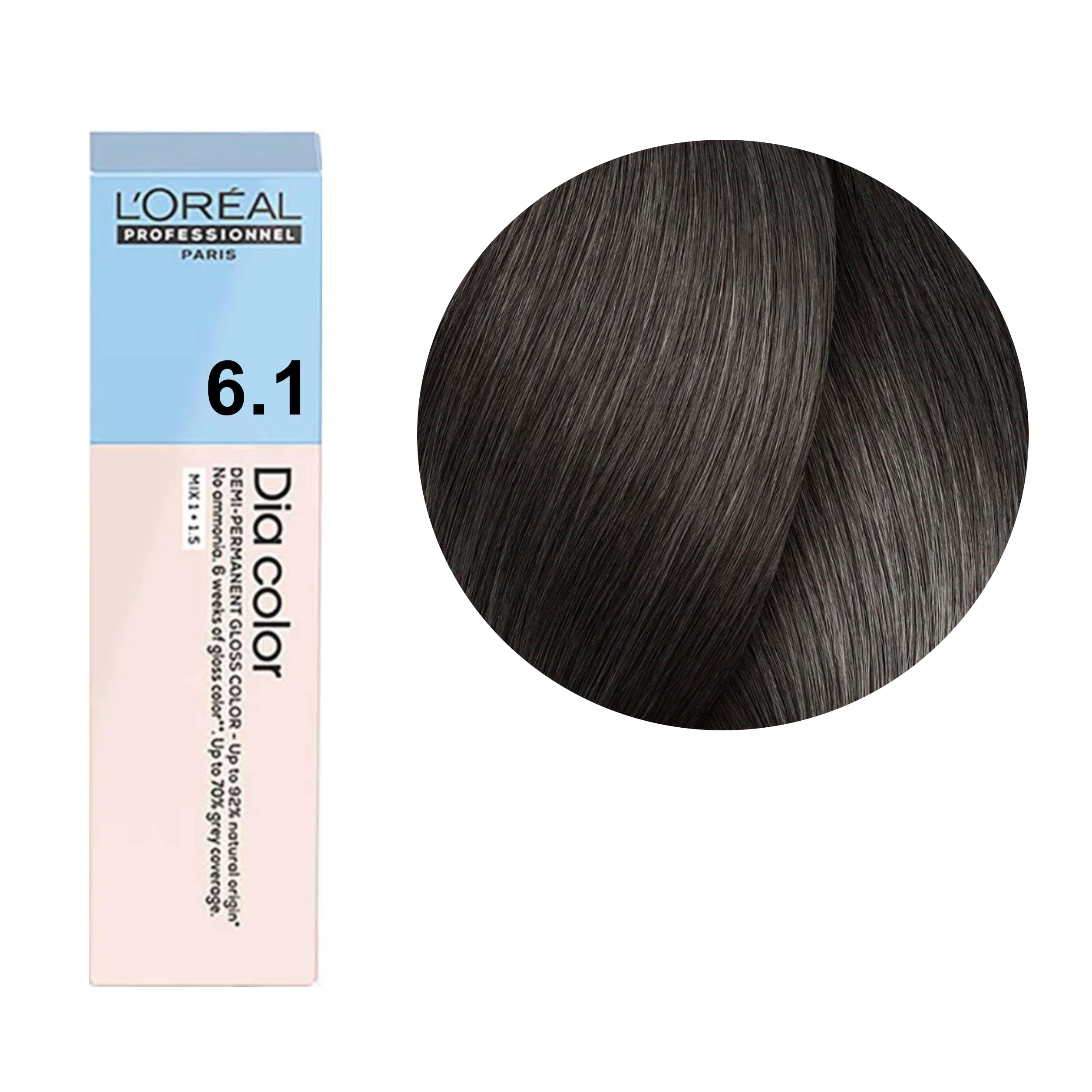 a tube of hair color with a white background