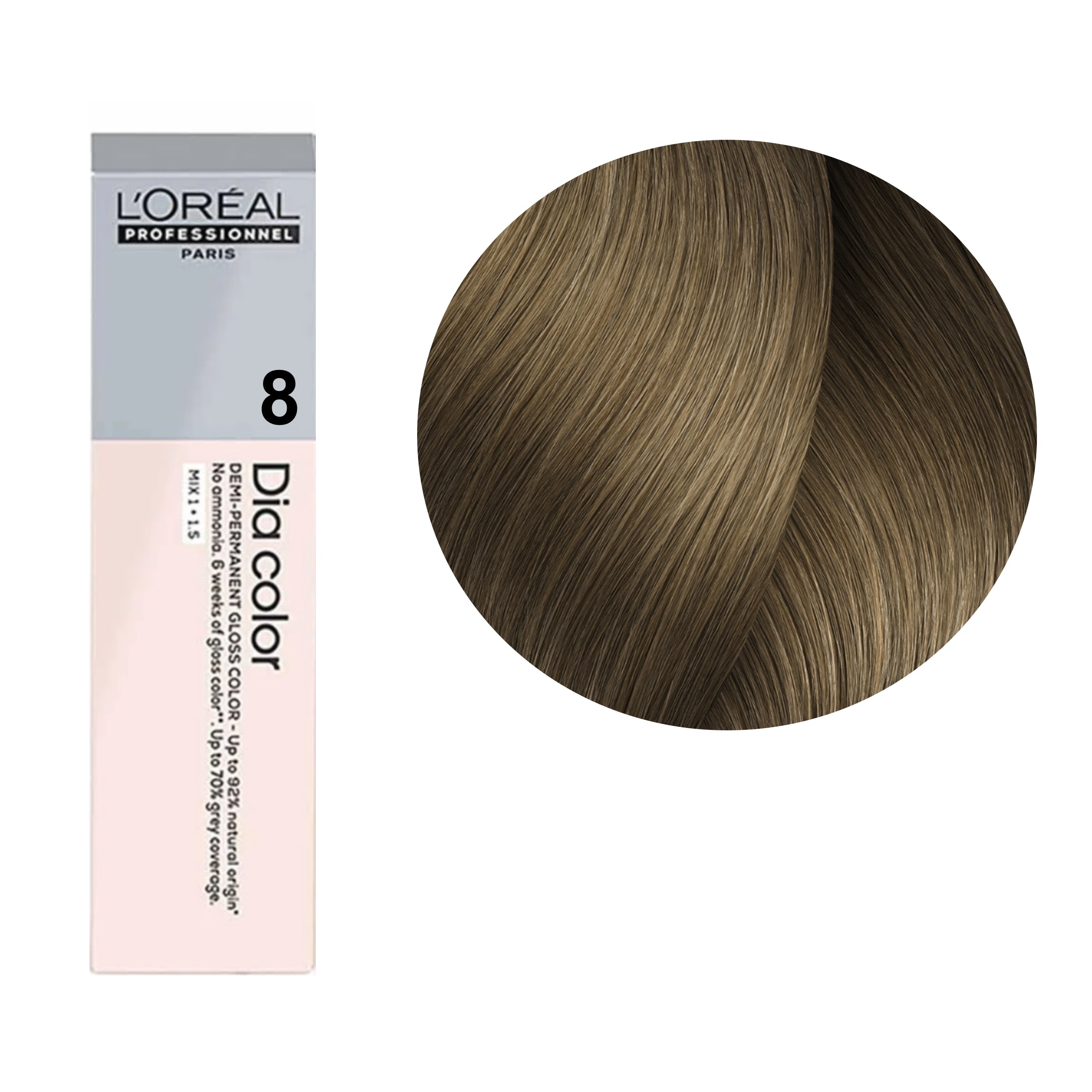 a hair color with a light brown base