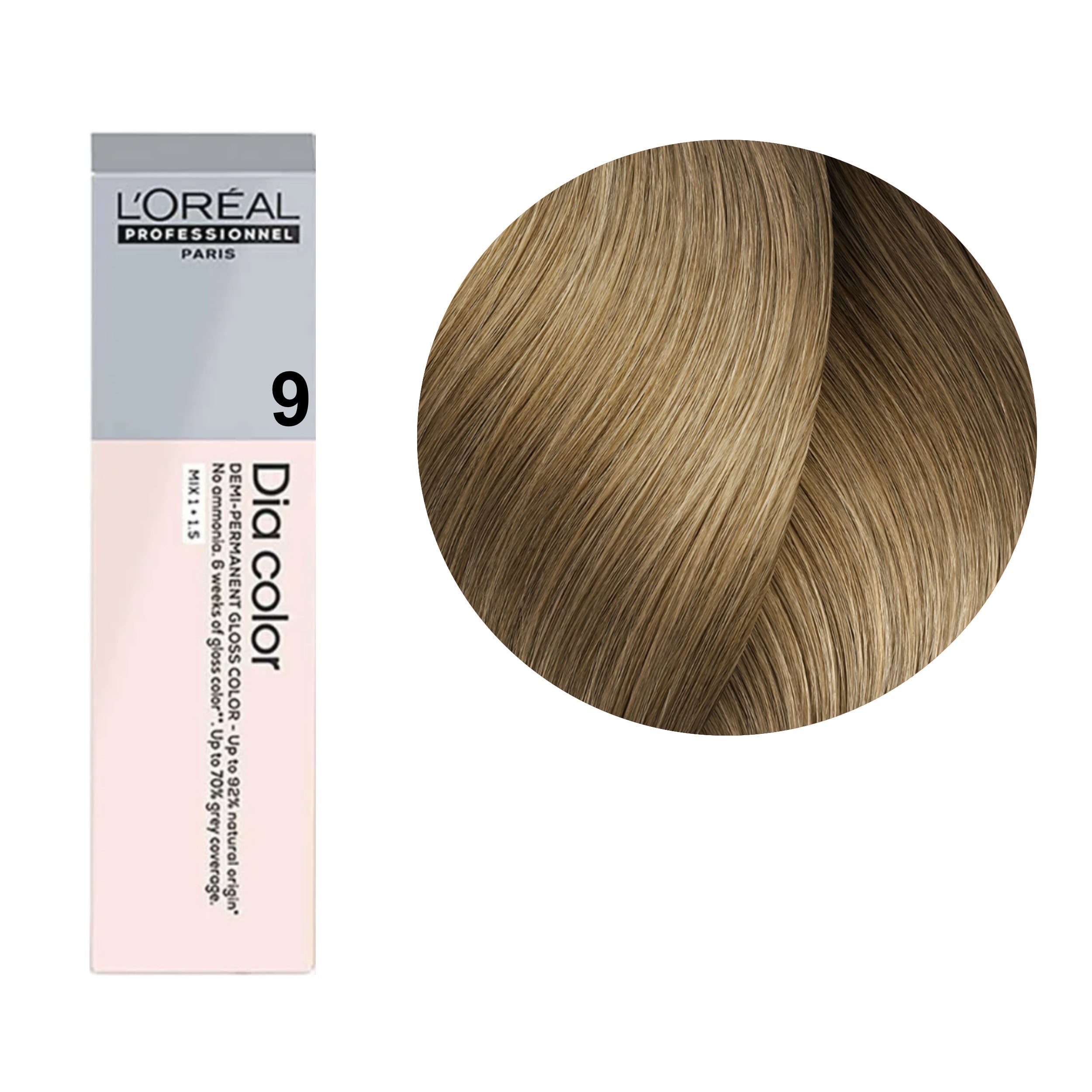 a box of hair color with a white background
