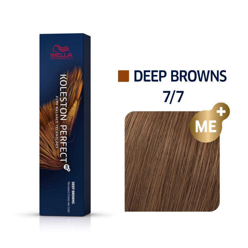 a box of wella colour deep browns 7/7