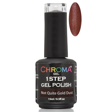 Chroma Gel 1 Step Gel Polish Not Quite Gold Dust No.62 - Beauty Hair Products LtdChroma Gel