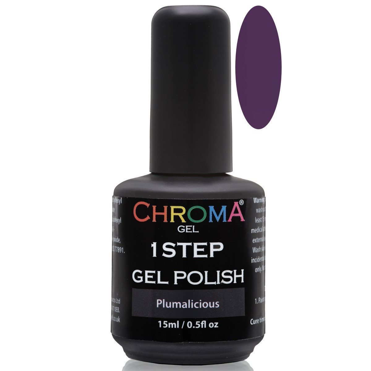 Chroma Gel 1 Step Gel Polish in Plumalicious No.51 - beautyhair.co.ukChroma Gel