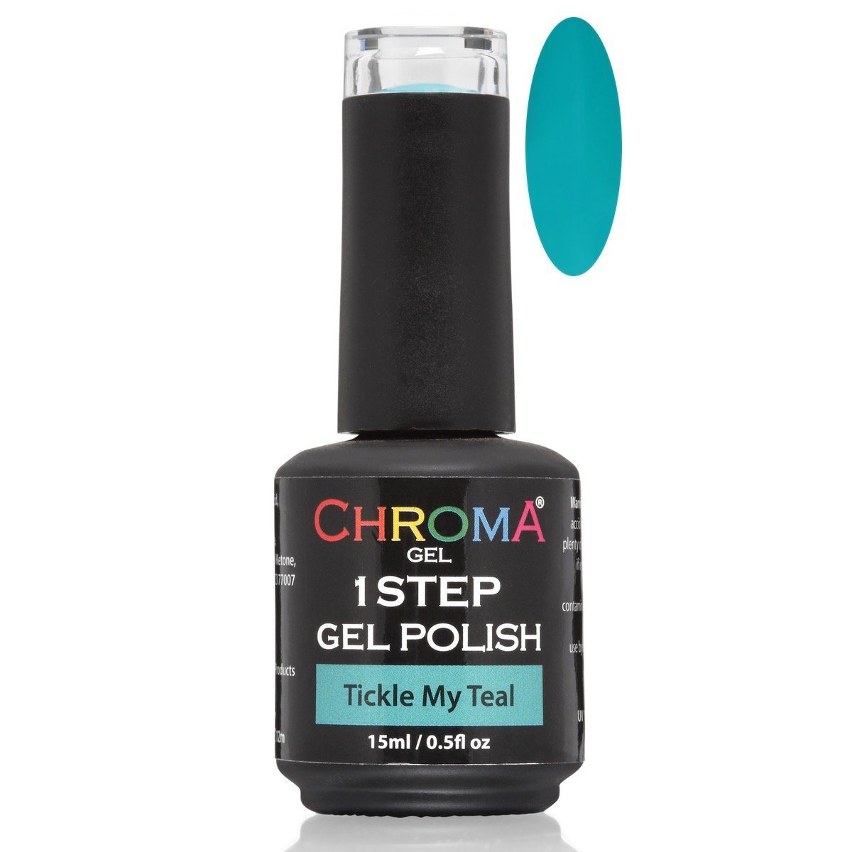 Chroma Gel 1 Step Gel Polish Tickle My Teal No.61 - Beauty Hair Products LtdChroma Gel