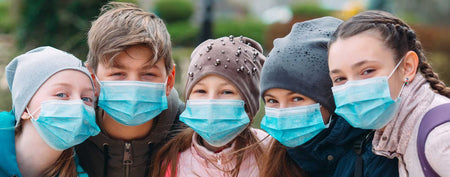 Disposable Face Masks for kids, child size 25 per Pack - beautyhair.co.uk