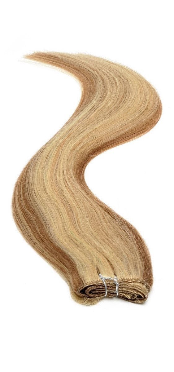 Euro Hair Weave Extensions 18" Caramel Brown Starlight Mix (12/613) - beautyhair.co.ukHair Extensions