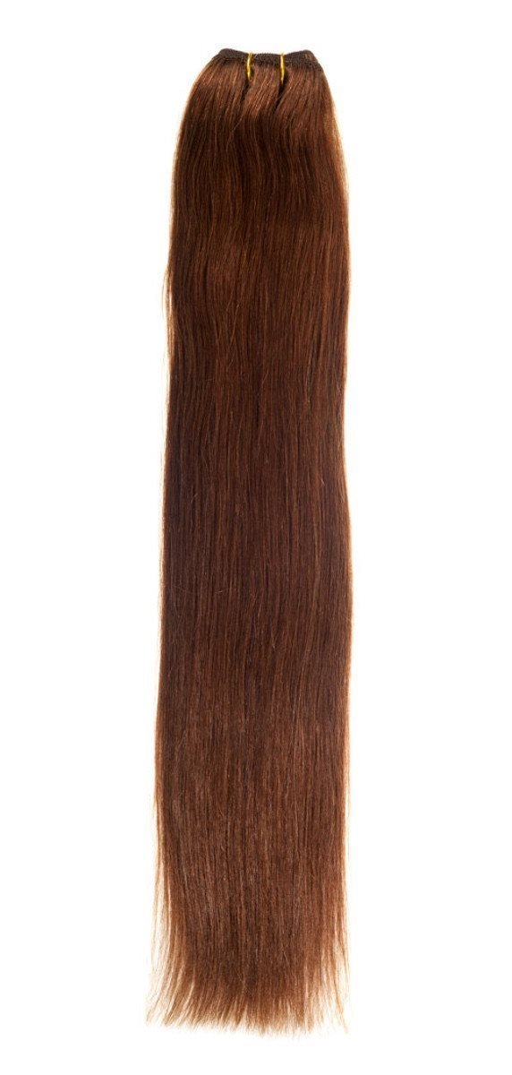 Euro Hair Weave Extensions 18" Chocolate Brown (4) - beautyhair.co.ukHair Extensions