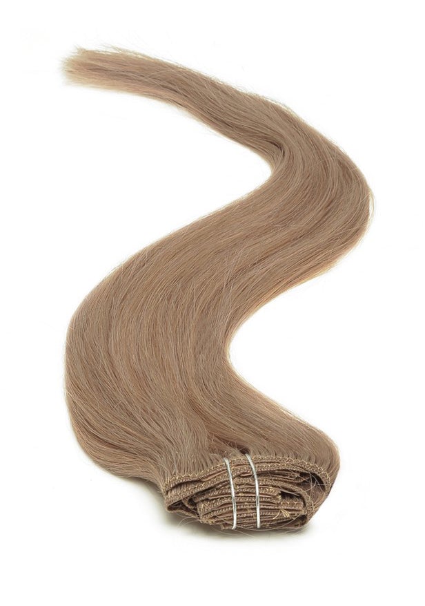 Euro Weave Hair Extensions 18" Mousey Brown (8) - Beauty Hair Products LtdHair Extensions