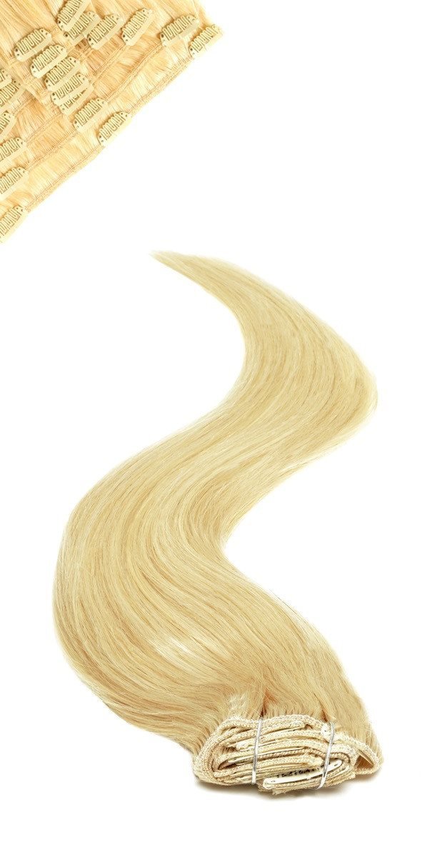 Full Head | Clip in Hair | 18 inch | Blondie Blond (22) - beautyhair.co.ukHair Extensions