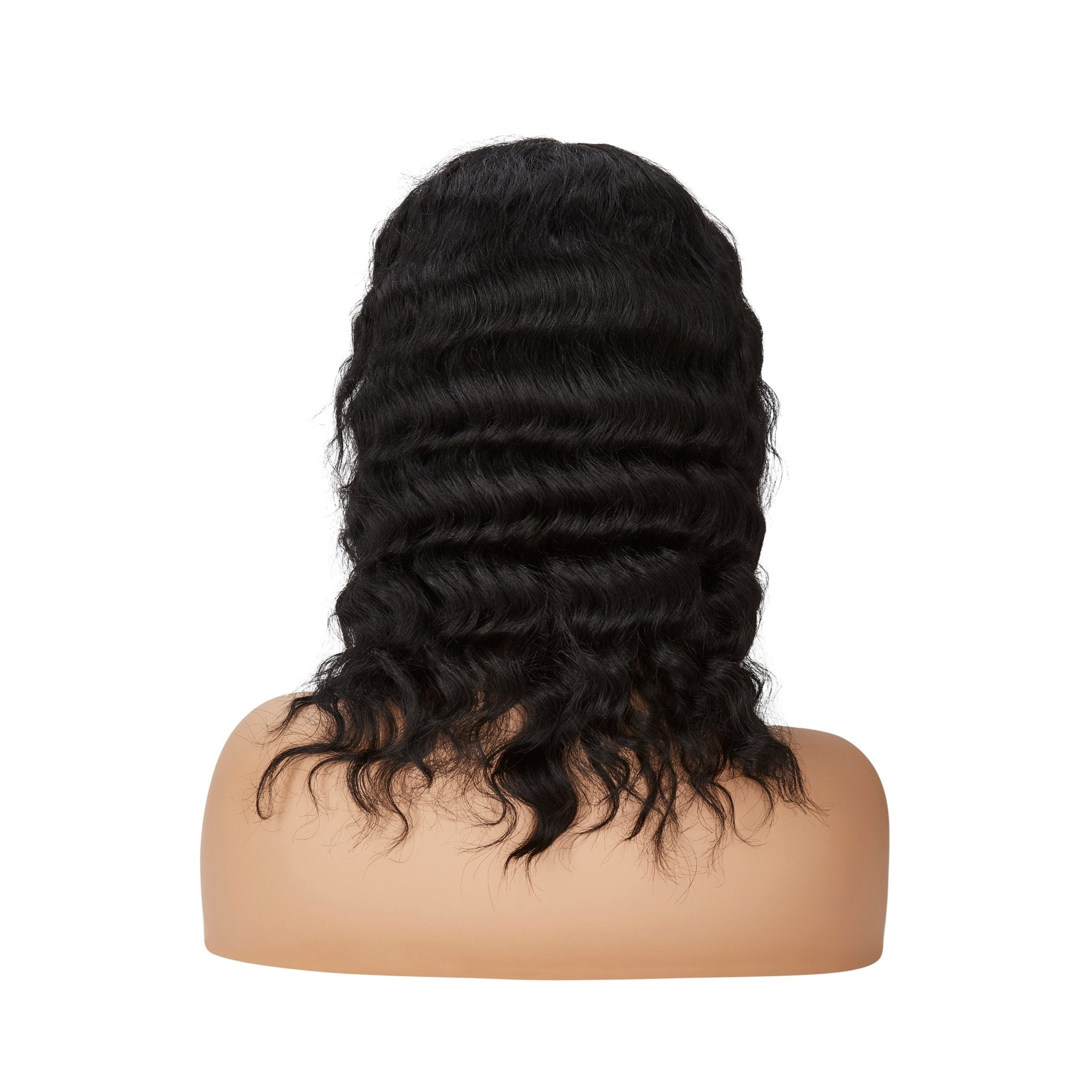 Human Hair Lace Wig - Wavy Natural Black - Beauty Hair Products Ltd