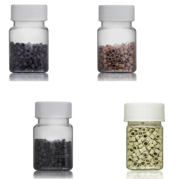 Micro Ring Beads for Hair Extensions - 500 Threaded Beads - beautyhair.co.ukAccessories
