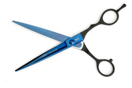 Professional Hair Shears Blue Cobalt Scissors 7 inch - Beauty Hair Products Ltd