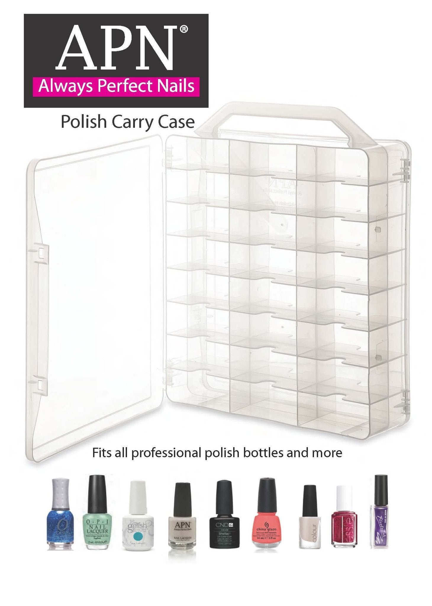 Professional Nail Polish Case Holder | Organize Up to 48 Polishes - beautyhair.co.ukChroma Gel