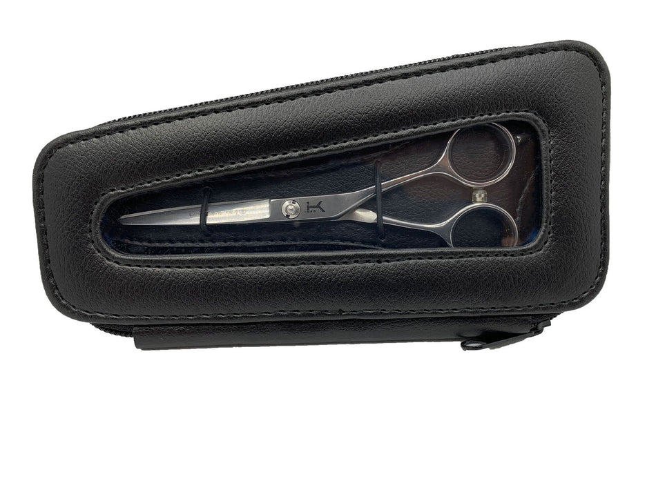 Scissors Pouch Case made of Synthetic leather in black - Beauty Hair Products Ltd