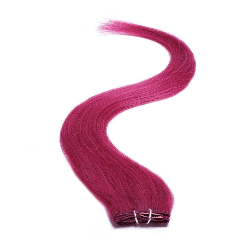 Single Weft 18" Clip In Hair - Fiery Auburn 530 - beautyhair.co.ukHair Extensions