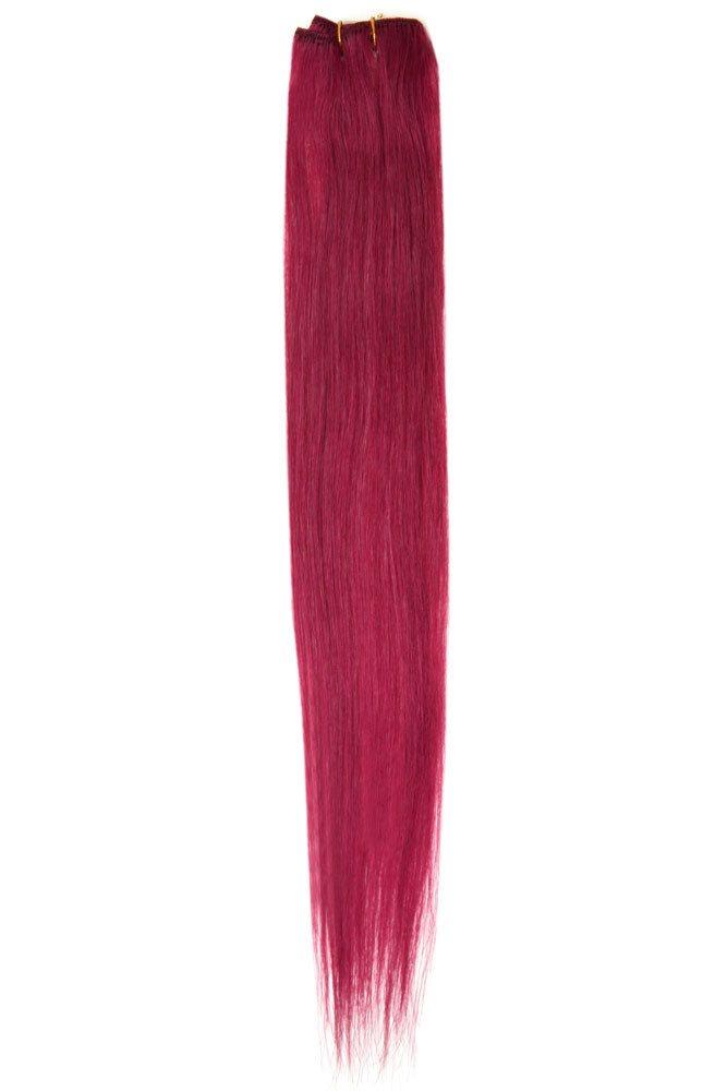 Single Weft 18" Clip In Hair - Fiery Auburn 530 - beautyhair.co.ukHair Extensions