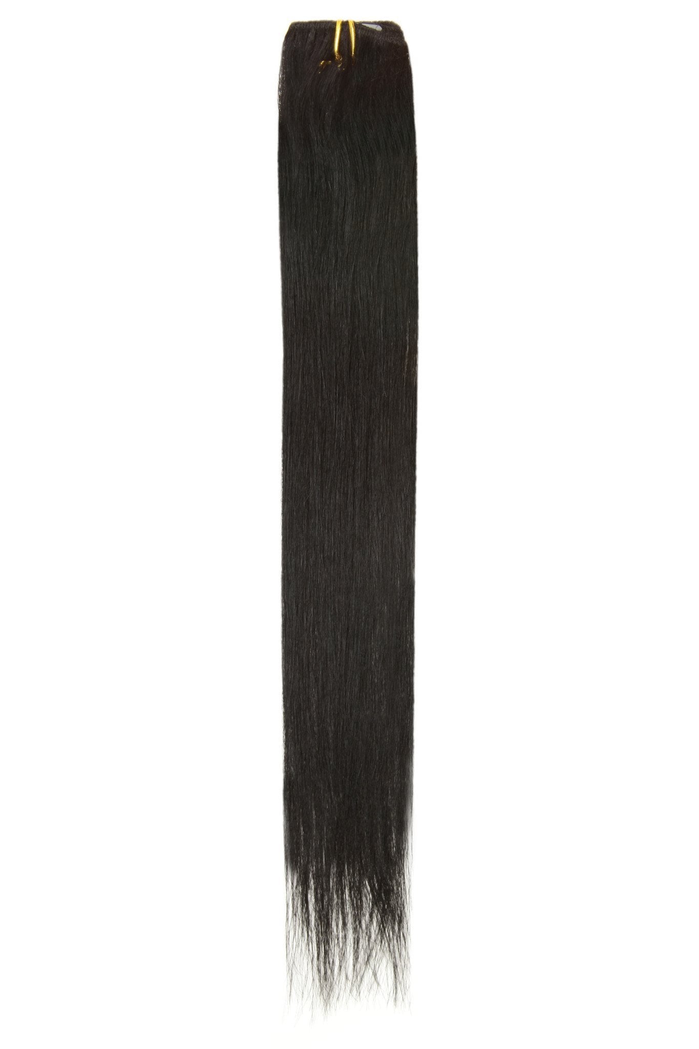 Single Weft Clip in Hair 18" Jet Black (1) - Beauty Hair Products LtdHair Extensions