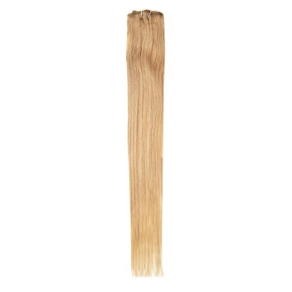 Single Weft Clip in Hair 18" Warm Blonde Blend 27s - beautyhair.co.ukHair Extensions
