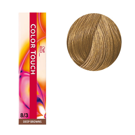 a box of color touch hair colorant next to it's packaging