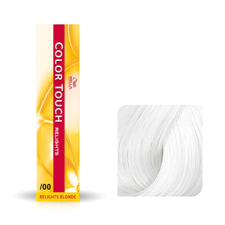 a tube of white hair dye next to a box of white hair dye