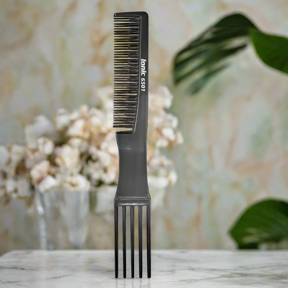 Ionic Comb with Fork Teeth 