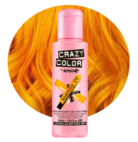a bottle of crazy color hair dye
