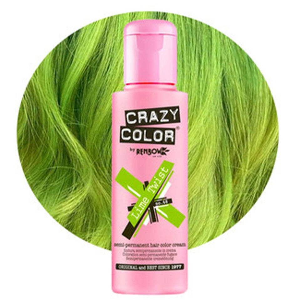 a bottle of crazy color hair dye