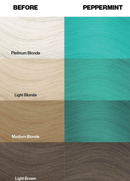 different shades of hair that are different from each other