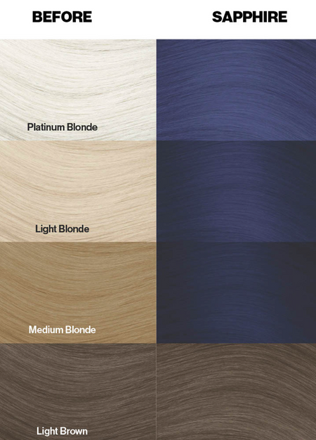 different shades of hair with different shades