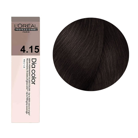 a dark brown hair color with a white background
