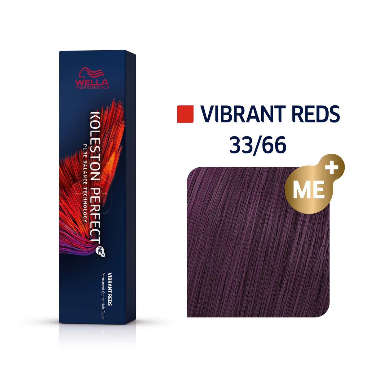 a box of wella vibrant reds permanent hair color
