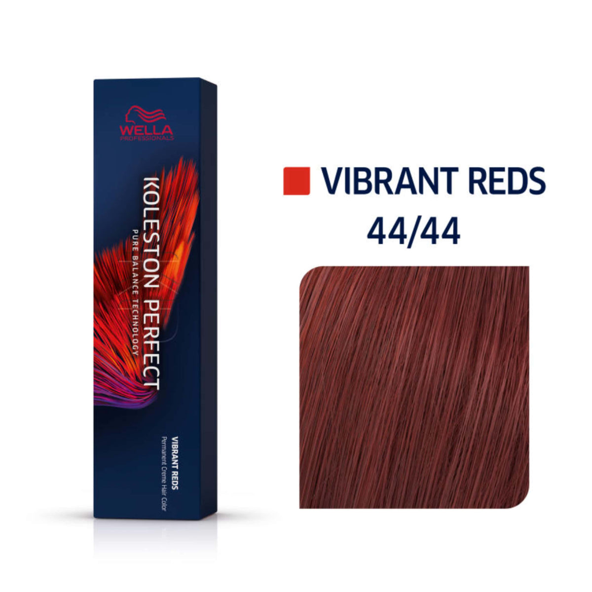 a box of wella vibrant reds hair color