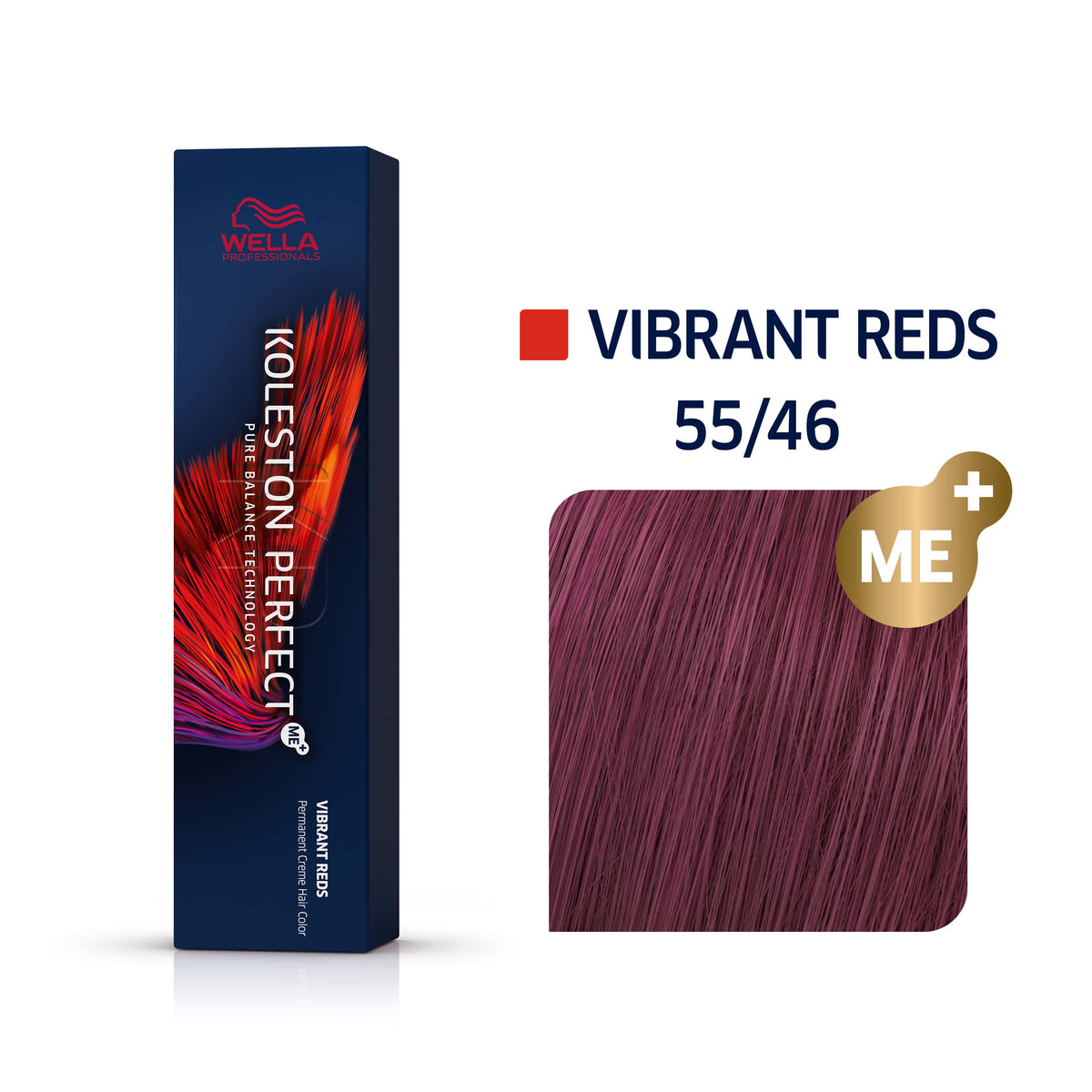 a box of wella vibrant reds 55 / 46