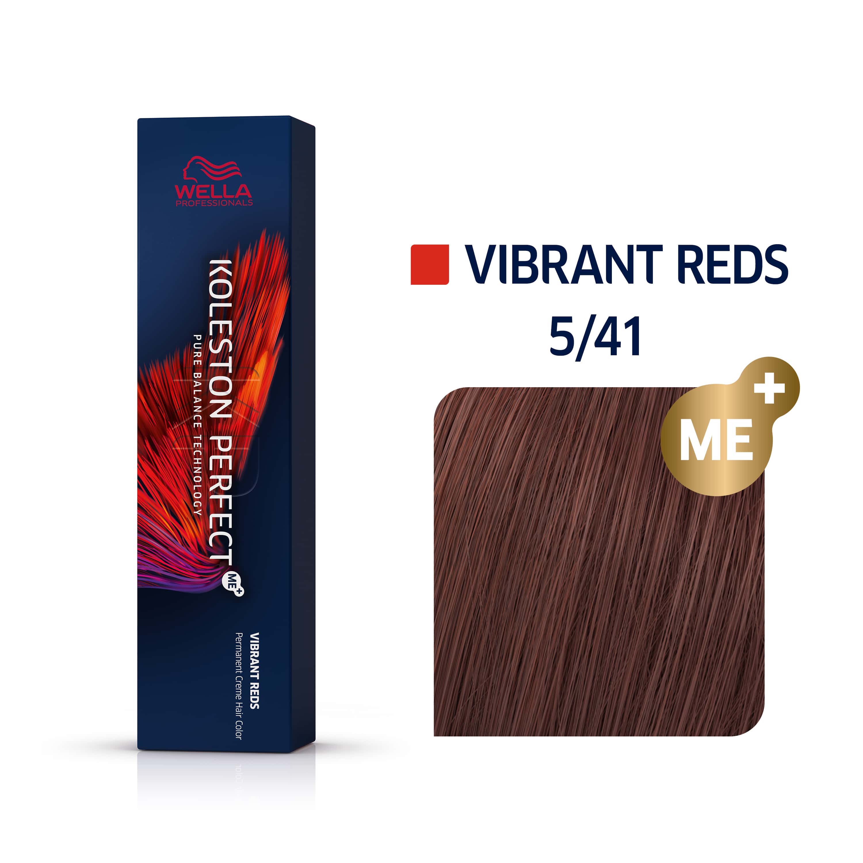 a box of wella vibrant reds hair color