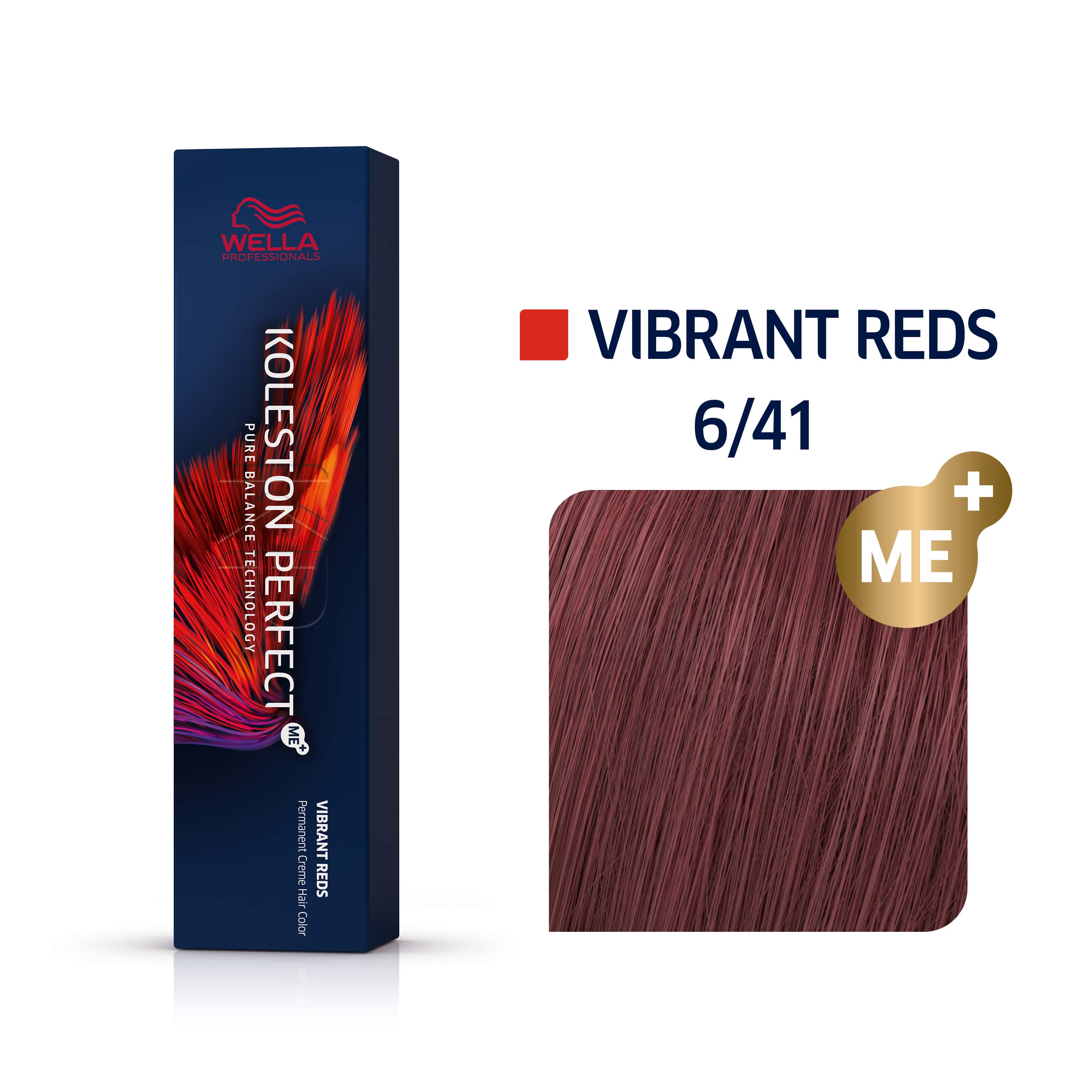 a box of wella vibrant reds hair dye