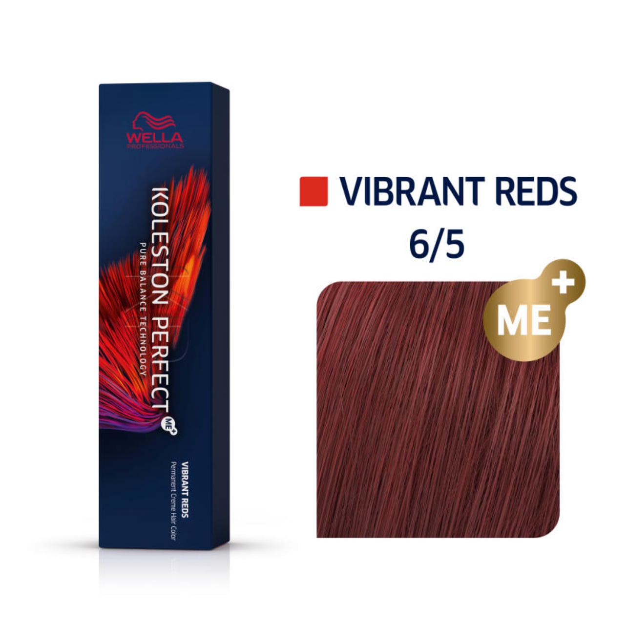 a box of wella vibrant red hair dye